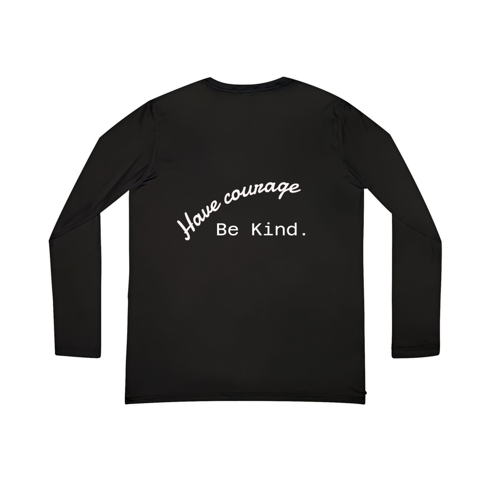 Women's V-Neck Long Sleeve Shirt — 'Wild at Heart' Wolf Graphic