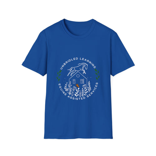 Equine Assisted Services T-Shirt — "Unbridled Learning" Logo