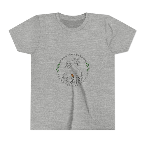 Youth Tee — 'Be Kind, Keep Learning' Horse & Nature Graphic