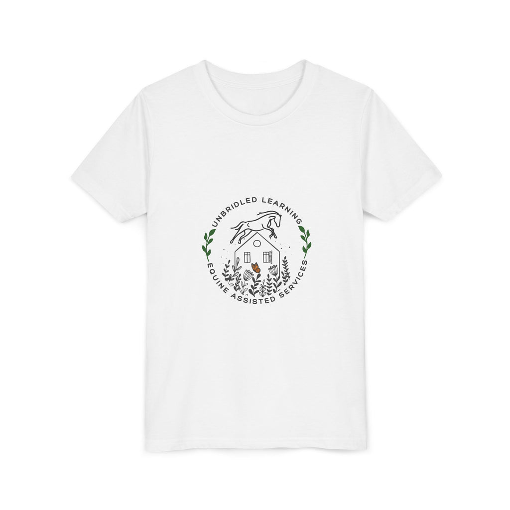 Youth Tee — 'Be Kind, Keep Learning' Horse & Nature Graphic