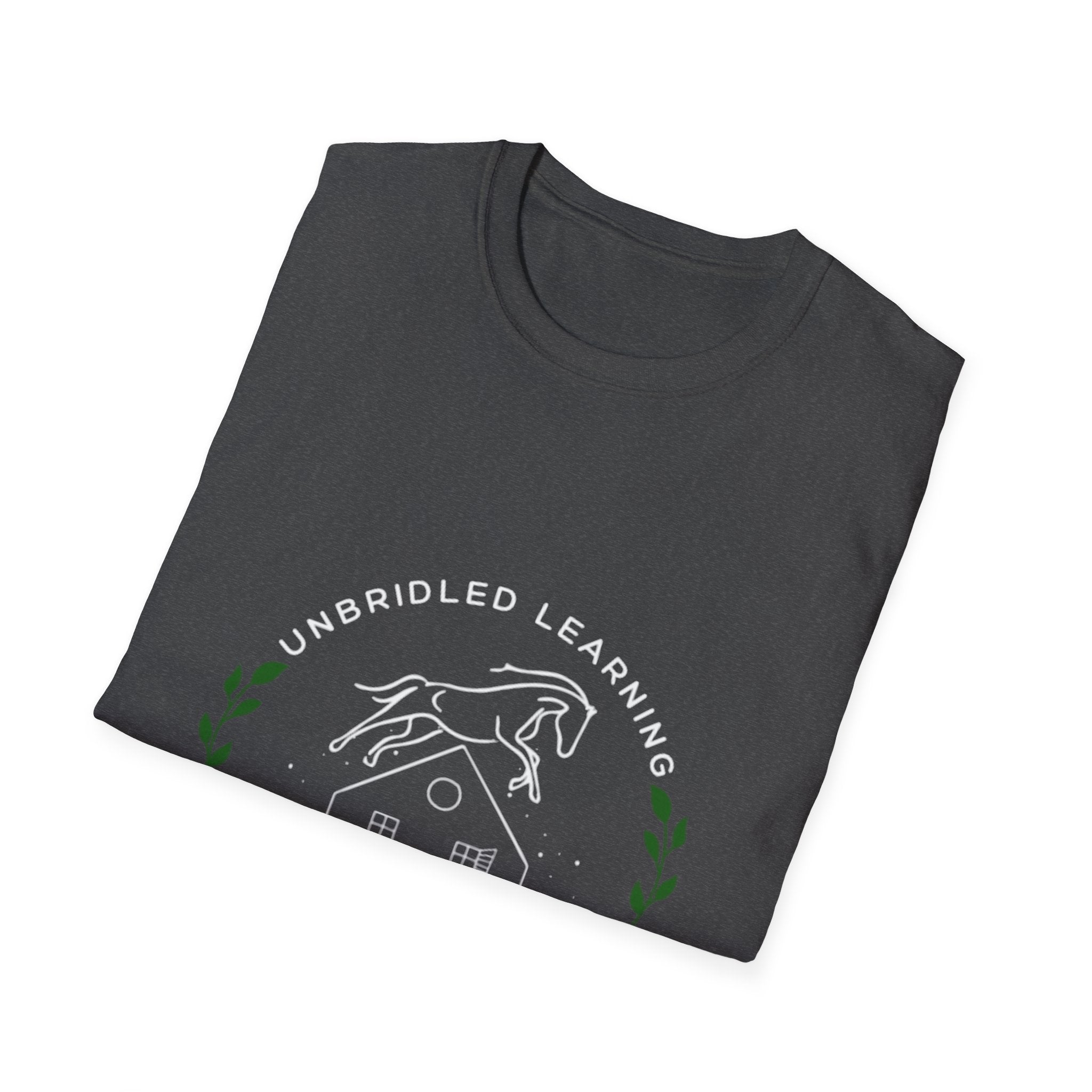 Equine Assisted Services T-Shirt — "Unbridled Learning" Logo